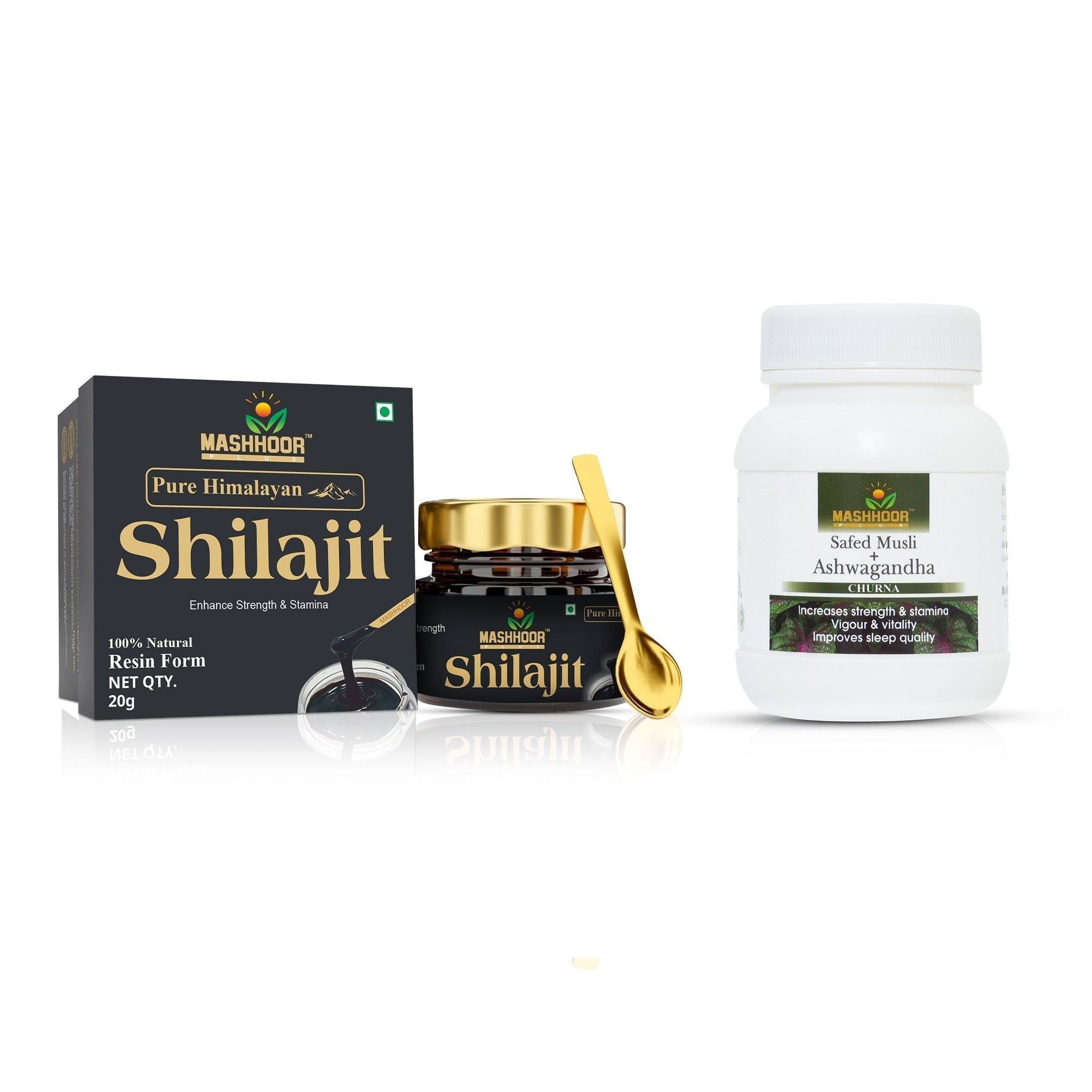 Pure Himalayan Shilajit & Safed Musli Ashwagandha