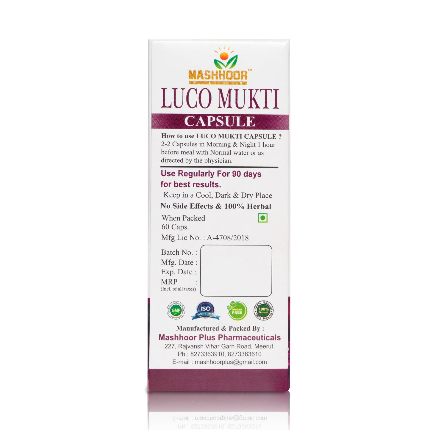 LUCO MUKTI CHURNA & CAPSULE COMBO