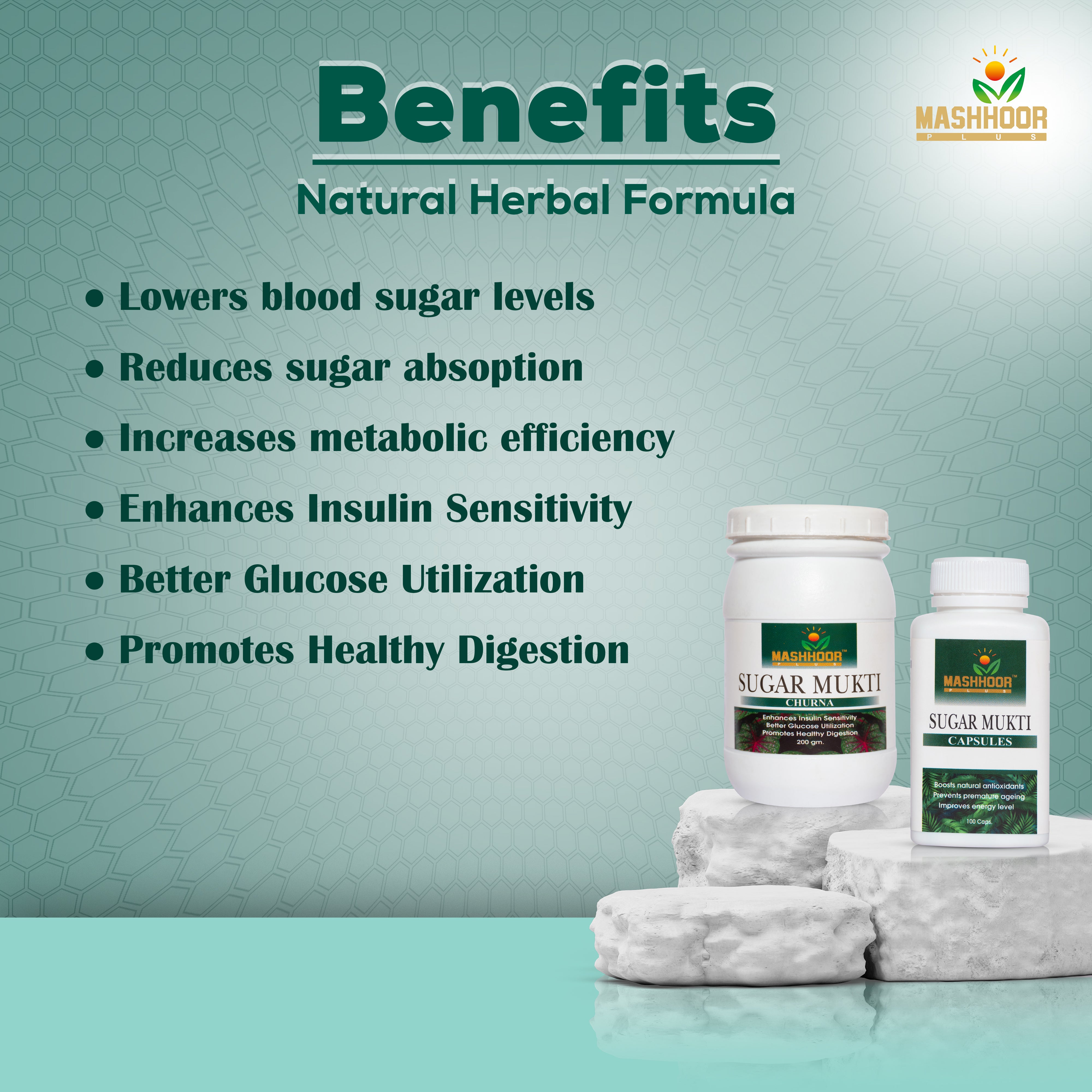 SUGAR MUKTI CHURNA + CAPSULES