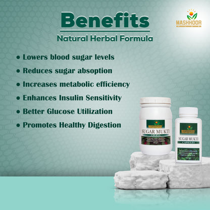 SUGAR MUKTI CHURNA + CAPSULES