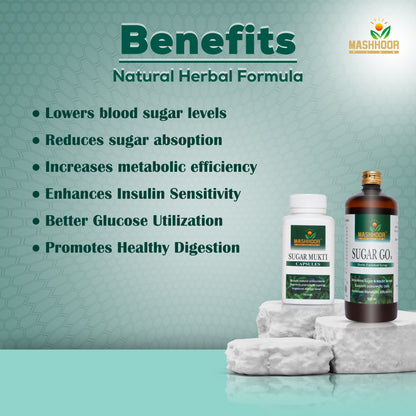 SUGAR MUKTI CAPSULE & SUGAR GO-M SYRUP