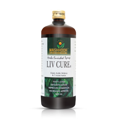 LIV CURE HERBAL SYRUP – LIVER DETOX & DIGESTION SUPPORT 500ML