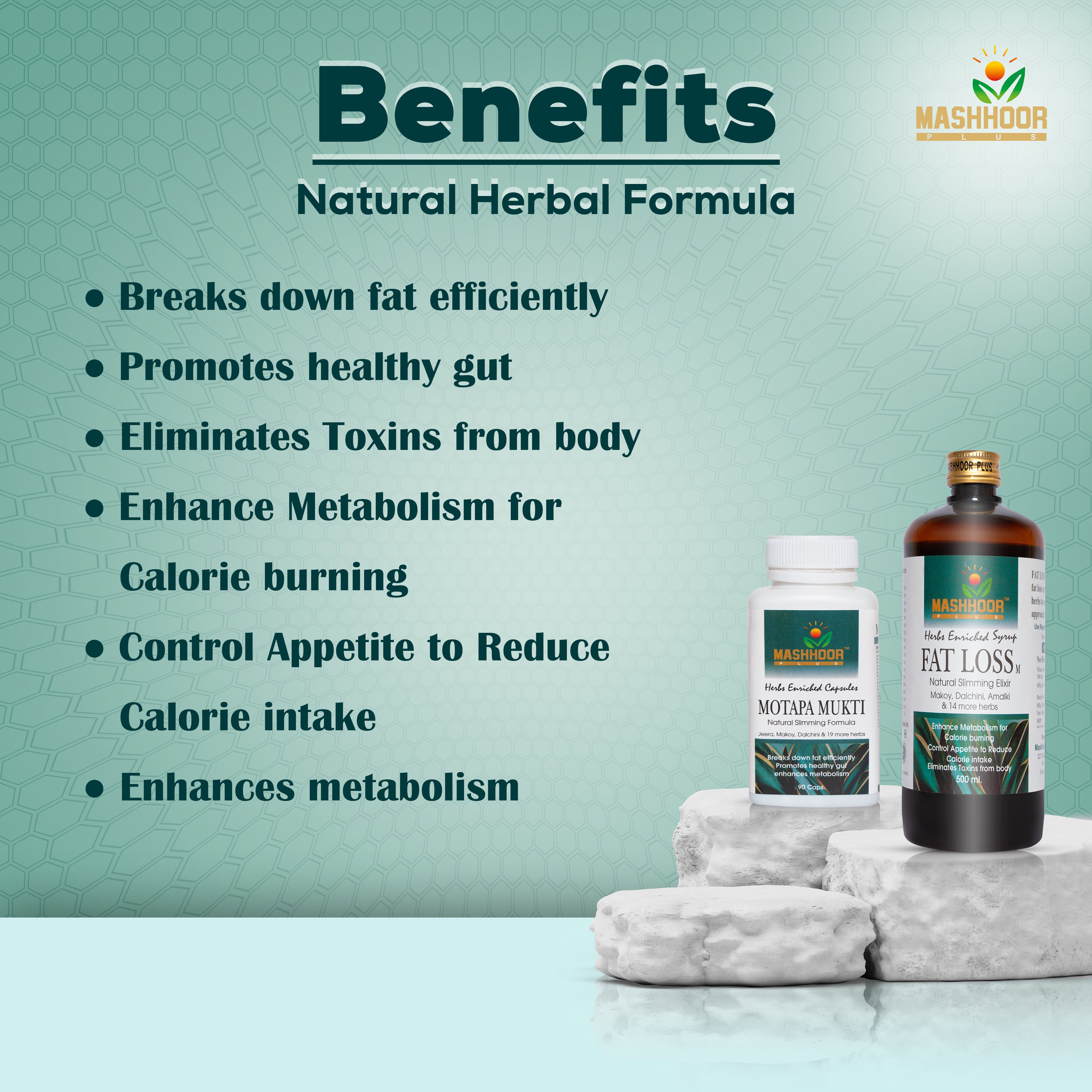 MOTAPA MUKTI CAPSULE & FATLOSS-M SYRUP COMBO