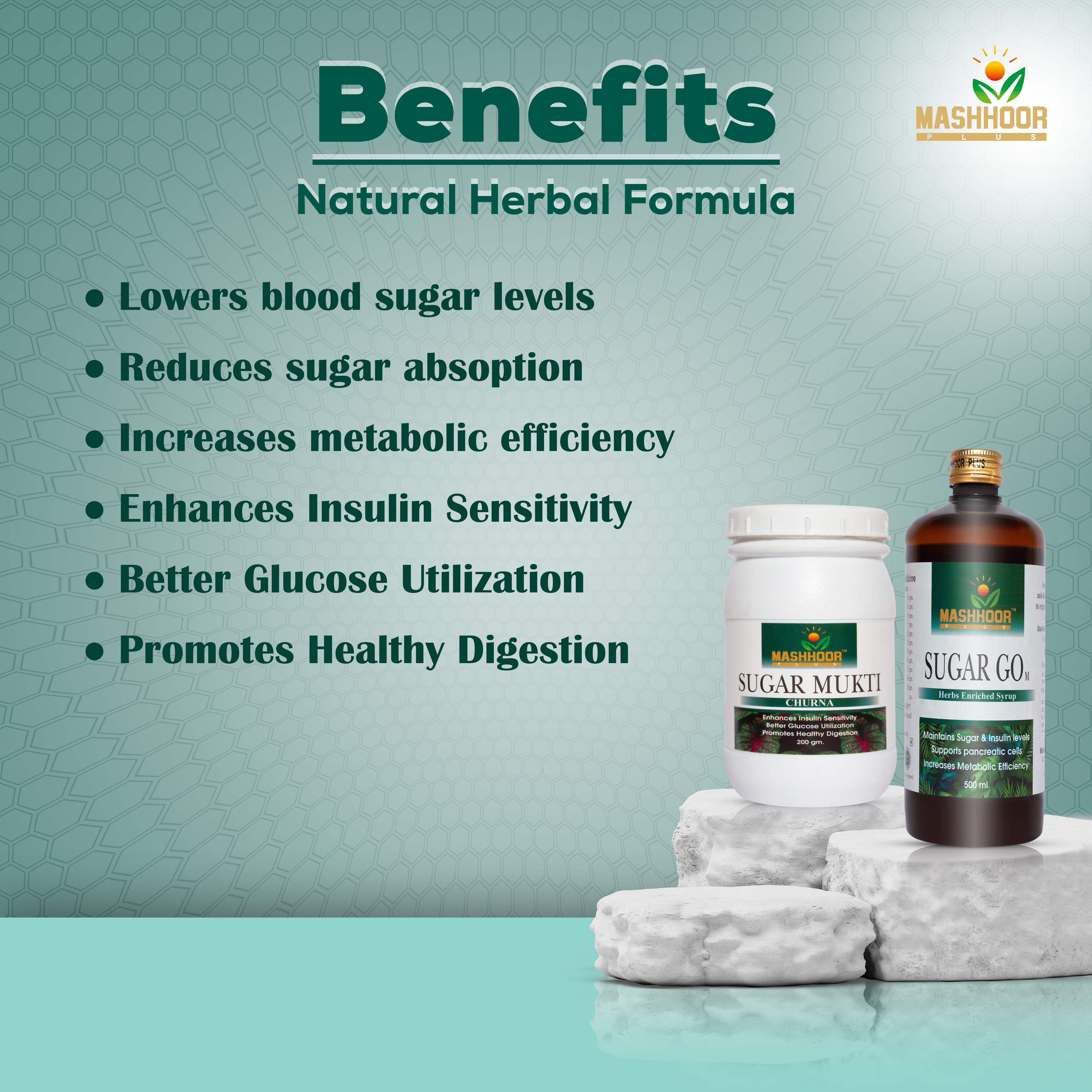 SUGAR MUKTI CHURNA & SUGAR GO-M SYRUP