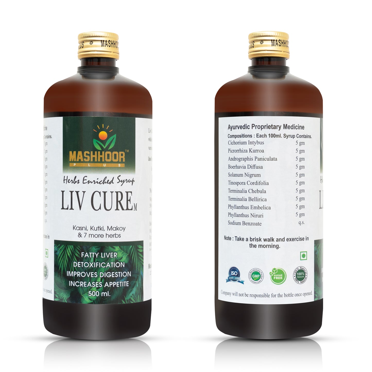 LIV CURE HERBAL SYRUP – LIVER DETOX & DIGESTION SUPPORT 500ML