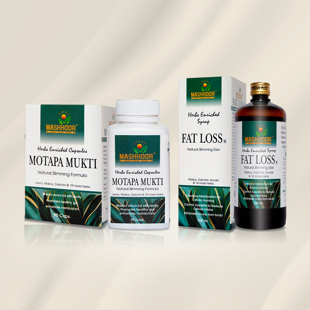 MOTAPA MUKTI CAPSULE & FATLOSS-M SYRUP COMBO