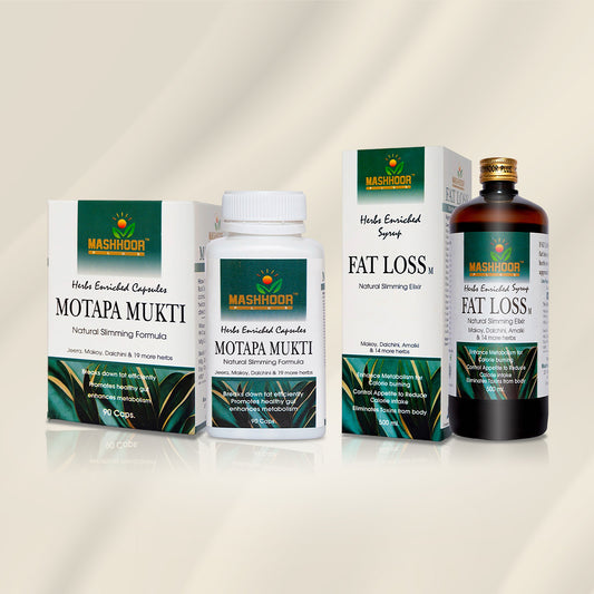 MOTAPA MUKTI CAPSULE & FATLOSS-M SYRUP COMBO