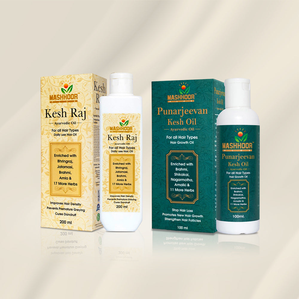 KESHRAJ OIL & PUNARJEEVAN OIL COMBO
