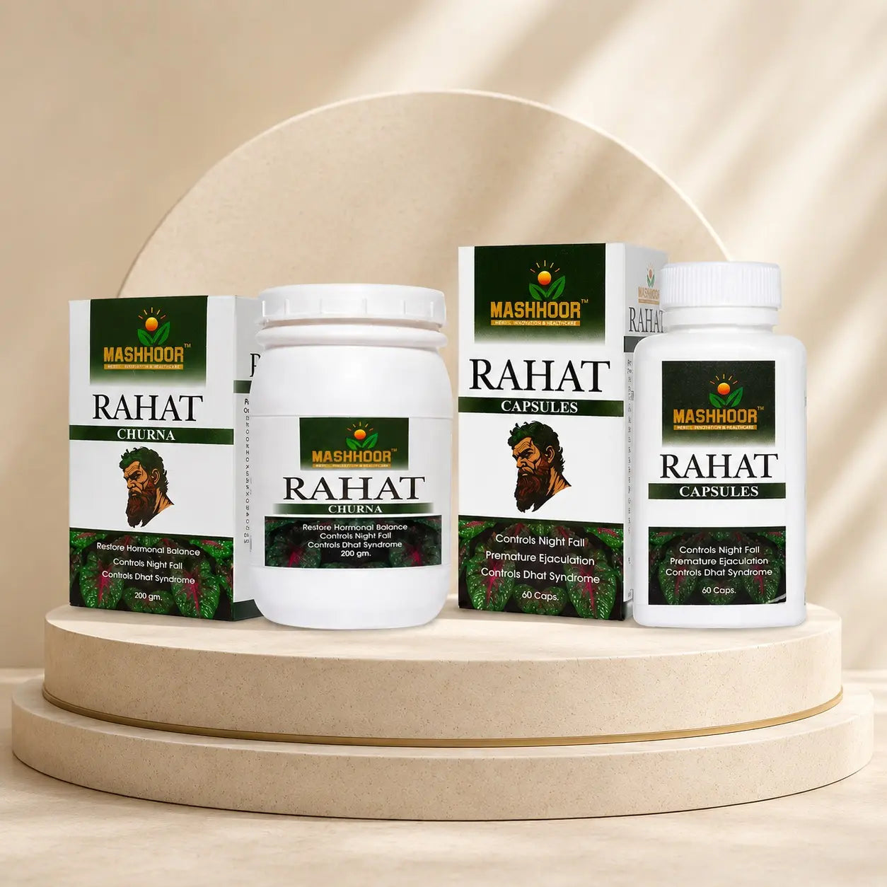 RAHAT CHURNA & CAPSULE COMBO FOR NIGHTFALL AND DHAT