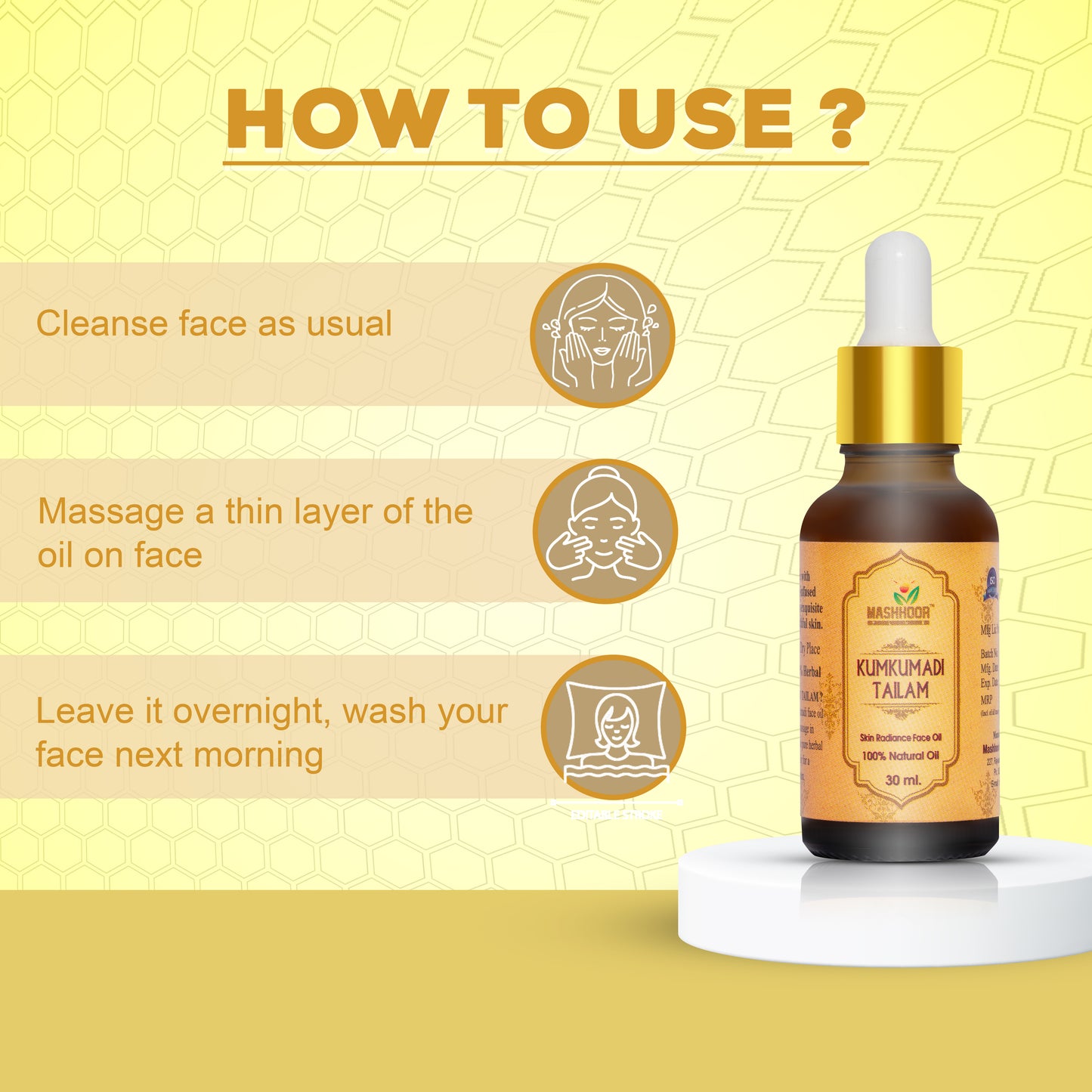 KUMKUMADI TAILAM 30 Ml