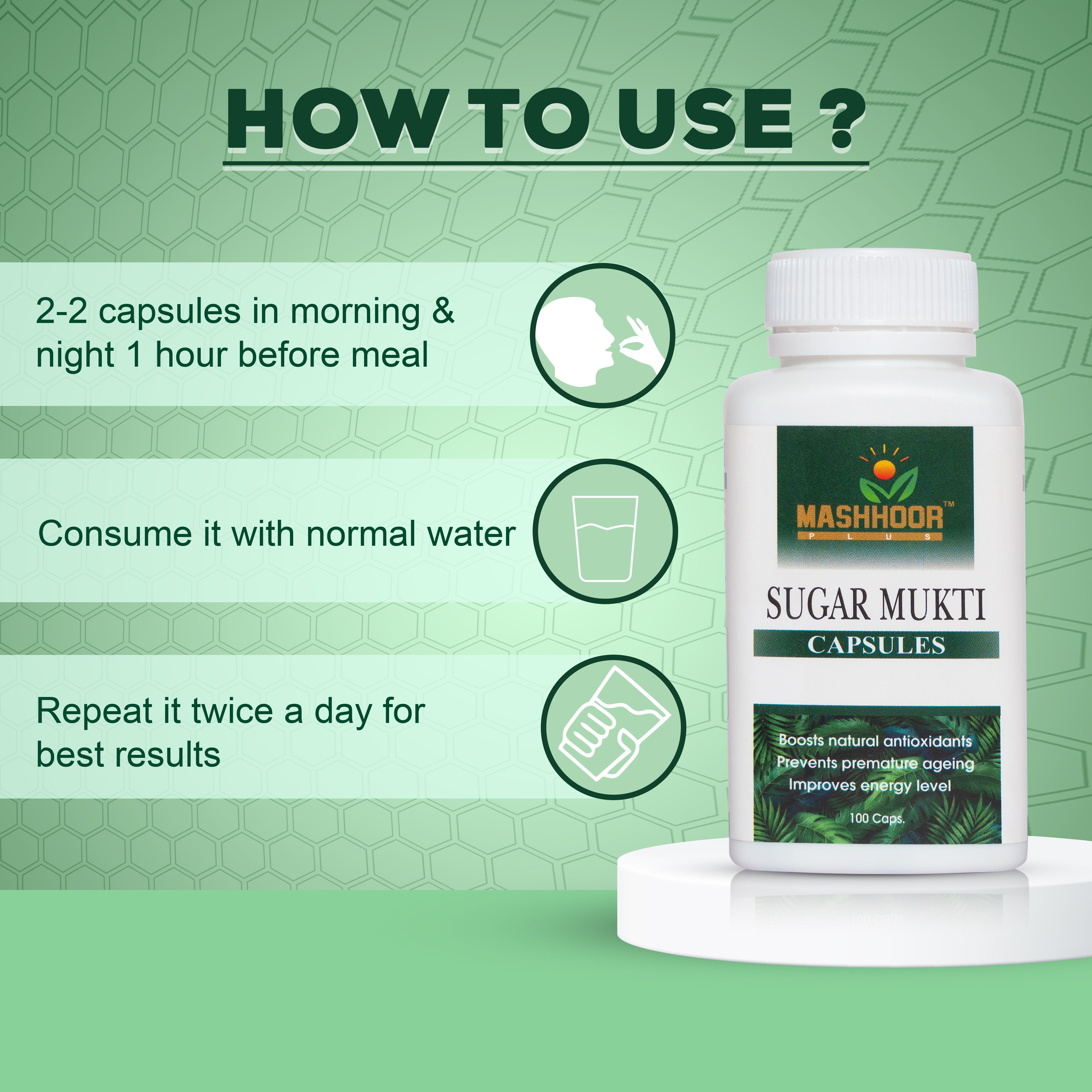 SUGAR MUKTI CHURNA + CAPSULES