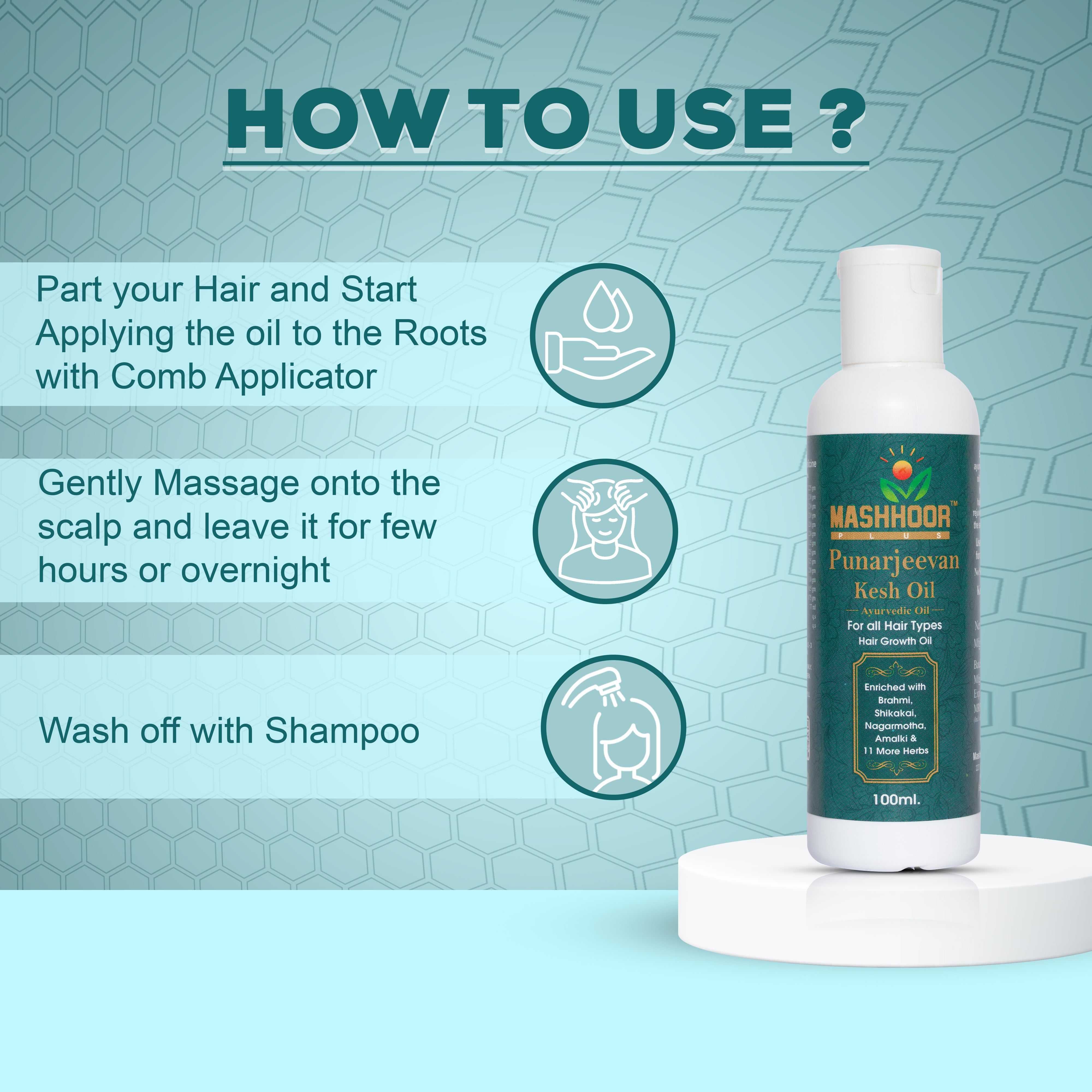 KESHRAJ OIL & PUNARJEEVAN OIL COMBO