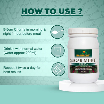 SUGAR MUKTI CHURNA + CAPSULES