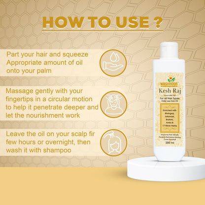 KESHRAJ OIL & PUNARJEEVAN OIL COMBO